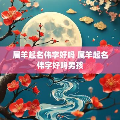 属羊起名伟字好吗 属羊起名伟字好吗男孩