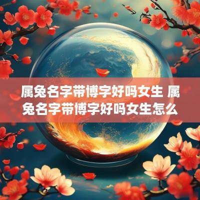 属兔名字带博字好吗女生 属兔名字带博字好吗女生怎么取