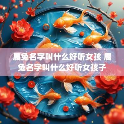 属兔名字叫什么好听女孩 属兔名字叫什么好听女孩子