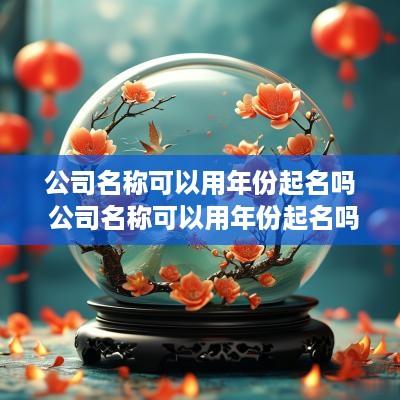 公司名称可以用年份起名吗 公司名称可以用年份起名吗怎么起