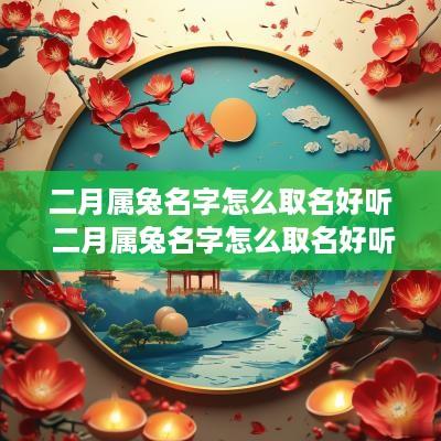 二月属兔名字怎么取名好听 二月属兔名字怎么取名好听男孩