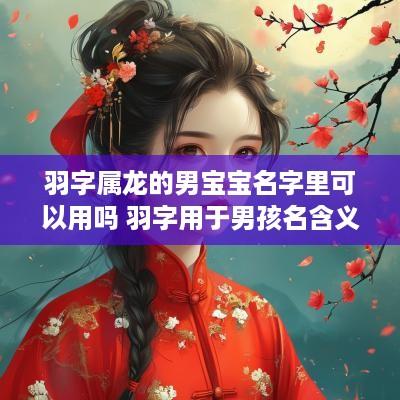 羽字属龙的男宝宝名字里可以用吗 羽字用于男孩名含义