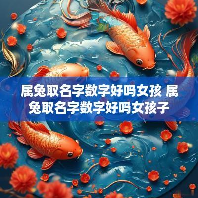 属兔取名字数字好吗女孩 属兔取名字数字好吗女孩子