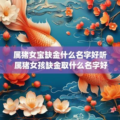 属猪女宝缺金什么名字好听 属猪女孩缺金取什么名字好