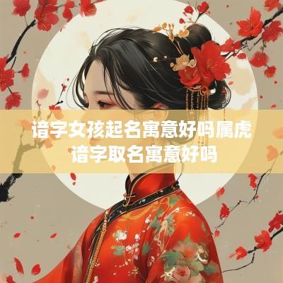 谙字女孩起名寓意好吗属虎 谙字取名寓意好吗