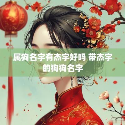属狗名字有杰字好吗 带杰字的狗狗名字