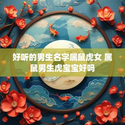 好听的男生名字属鼠虎女 属鼠男生虎宝宝好吗