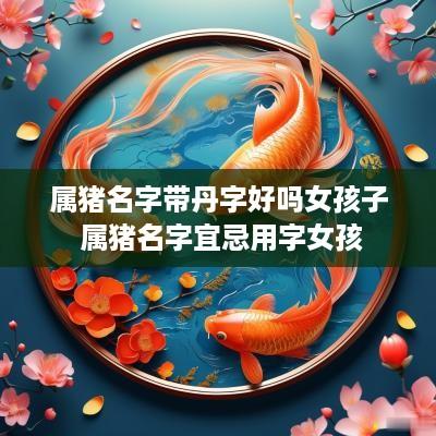 属猪名字带丹字好吗女孩子 属猪名字宜忌用字女孩