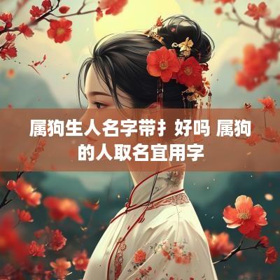 属狗生人名字带扌好吗 属狗的人取名宜用字