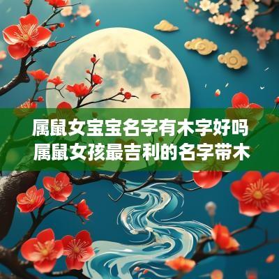 属鼠女宝宝名字有木字好吗 属鼠女孩最吉利的名字带木字旁