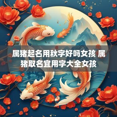 属猪起名用秋字好吗女孩 属猪取名宜用字大全女孩