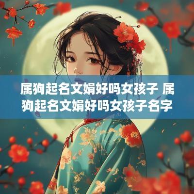 属狗起名文娟好吗女孩子 属狗起名文娟好吗女孩子名字