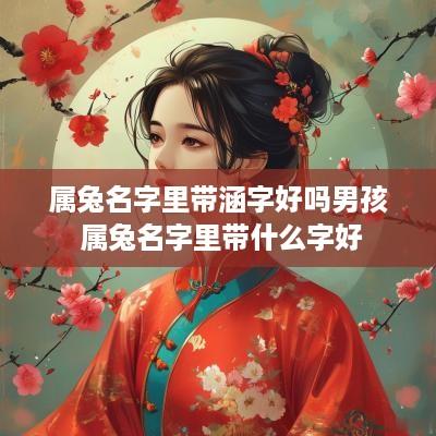 属兔名字里带涵字好吗男孩 属兔名字里带什么字好