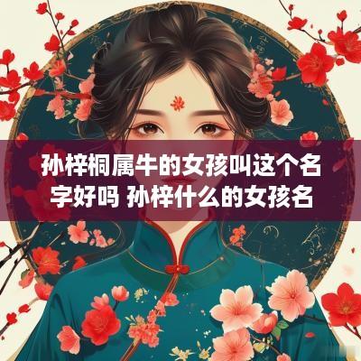 孙梓桐属牛的女孩叫这个名字好吗 孙梓什么的女孩名