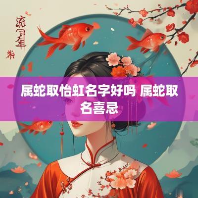 属蛇取怡虹名字好吗 属蛇取名喜忌