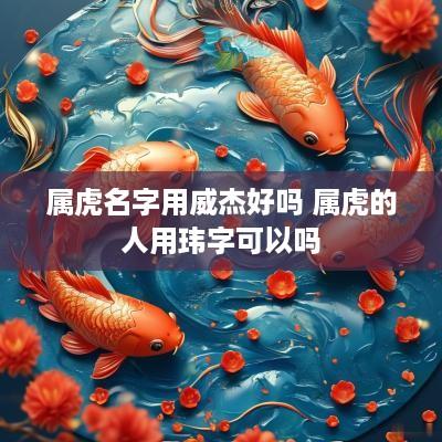 属虎名字用威杰好吗 属虎的人用玮字可以吗 属虎名字用威杰好吗 属虎的人用玮字可以吗