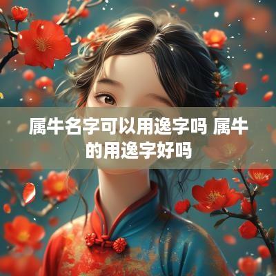 属牛名字可以用逸字吗 属牛的用逸字好吗
