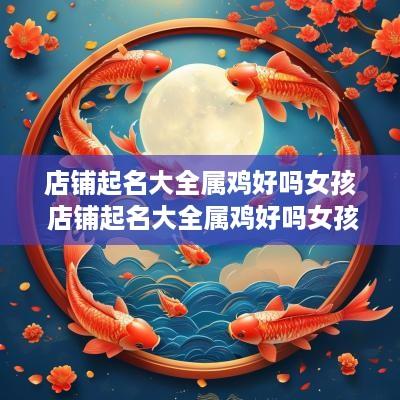 店铺起名大全属鸡好吗女孩 店铺起名大全属鸡好吗女孩子