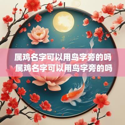 属鸡名字可以用鸟字旁的吗 属鸡名字可以用鸟字旁的吗女孩