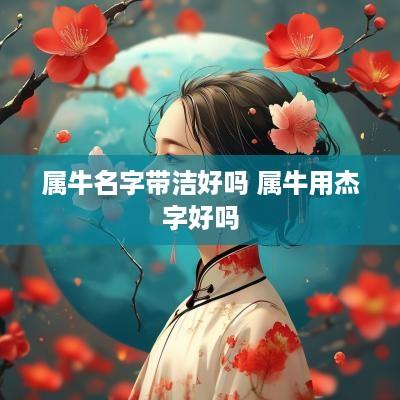 属牛名字带洁好吗 属牛用杰字好吗