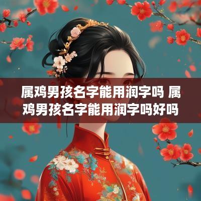 属鸡男孩名字能用润字吗 属鸡男孩名字能用润字吗好吗