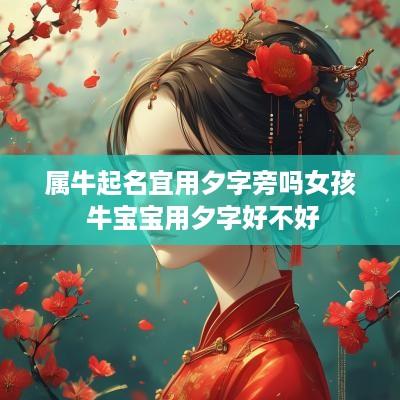 属牛起名宜用夕字旁吗女孩 牛宝宝用夕字好不好