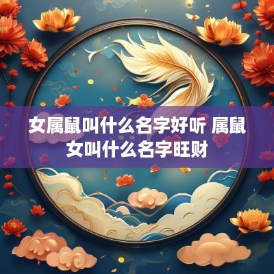 女属鼠叫什么名字好听 属鼠女叫什么名字旺财