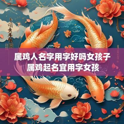 属鸡人名字用字好吗女孩子 属鸡起名宜用字女孩