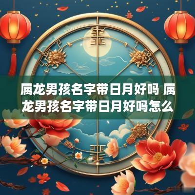 属龙男孩名字带日月好吗 属龙男孩名字带日月好吗怎么取