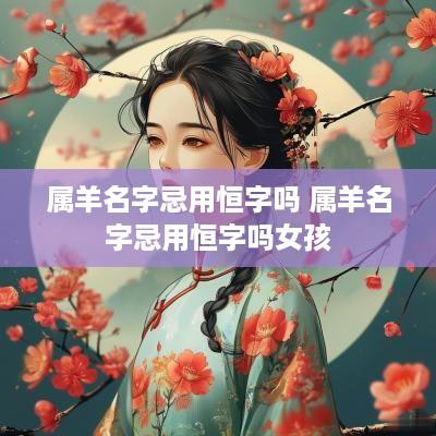 属羊名字忌用恒字吗 属羊名字忌用恒字吗女孩