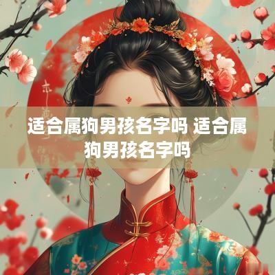 适合属狗男孩名字吗 适合属狗男孩名字吗