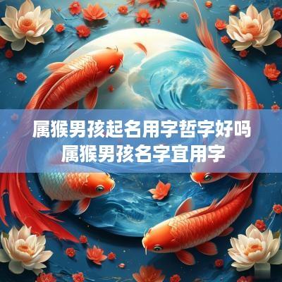 属猴男孩起名用字哲字好吗 属猴男孩名字宜用字