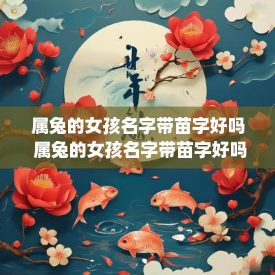 属兔的女孩名字带苗字好吗 属兔的女孩名字带苗字好吗怎么取