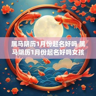 属马阴历1月份起名好吗 属马阴历1月份起名好吗女孩