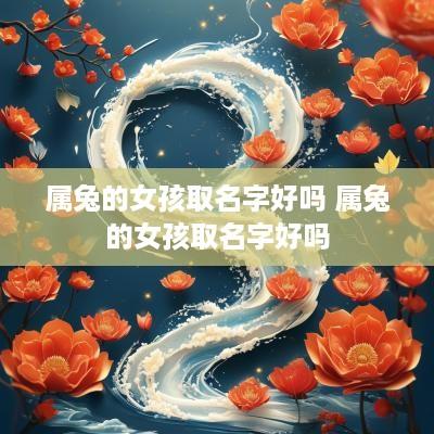 属兔的女孩取名字好吗 属兔的女孩取名字好吗