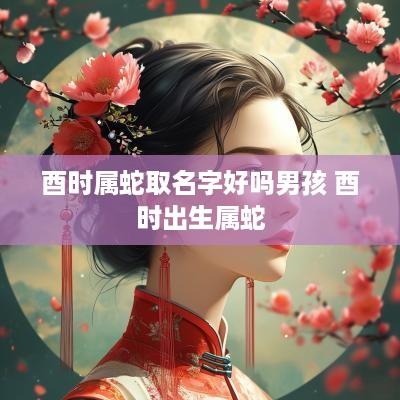 酉时属蛇取名字好吗男孩 酉时出生属蛇
