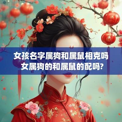 女孩名字属狗和属鼠相克吗 女属狗的和属鼠的配吗?