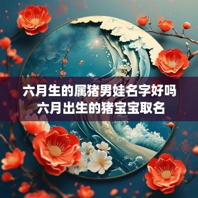 六月生的属猪男娃名字好吗 六月出生的猪宝宝取名