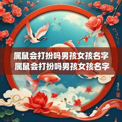 属鼠会打扮吗男孩女孩名字 属鼠会打扮吗男孩女孩名字大全