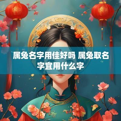 属兔名字用佳好吗 属兔取名字宜用什么字