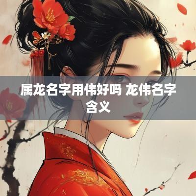 属龙名字用伟好吗 龙伟名字含义