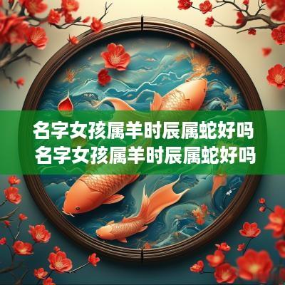 名字女孩属羊时辰属蛇好吗 名字女孩属羊时辰属蛇好吗怎么取名