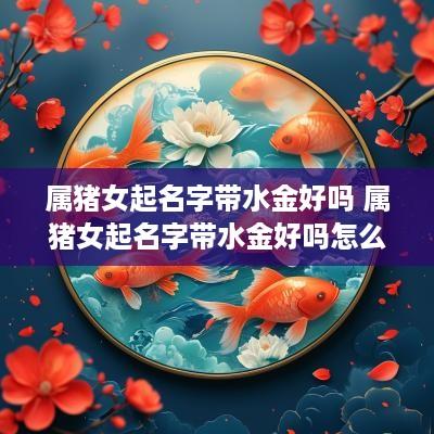 属猪女起名字带水金好吗 属猪女起名字带水金好吗怎么样