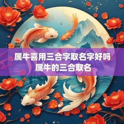 属牛喜用三合字取名字好吗 属牛的三合取名