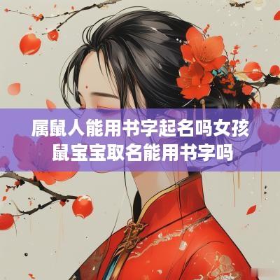 属鼠人能用书字起名吗女孩 鼠宝宝取名能用书字吗