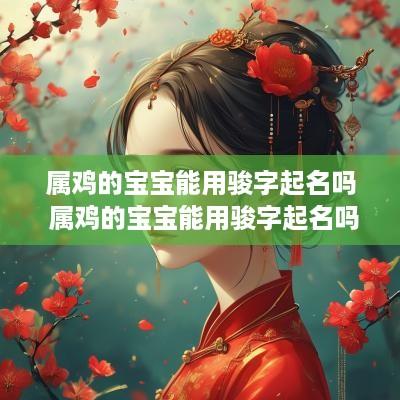 属鸡的宝宝能用骏字起名吗 属鸡的宝宝能用骏字起名吗好吗