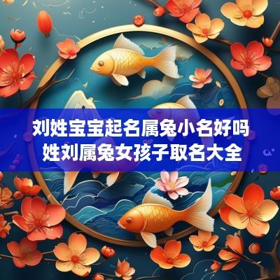 刘姓宝宝起名属兔小名好吗 姓刘属兔女孩子取名大全