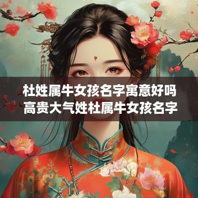 杜姓属牛女孩名字寓意好吗 高贵大气姓杜属牛女孩名字