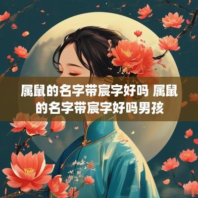 属鼠的名字带宸字好吗 属鼠的名字带宸字好吗男孩