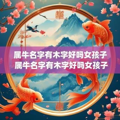 属牛名字有木字好吗女孩子 属牛名字有木字好吗女孩子取名
